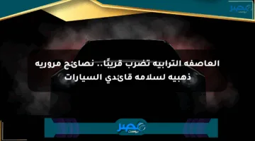 العاصفة الترابية تضرب قريبًا.. نصائح مرورية ذهبية لسلامة قائدي السيارات